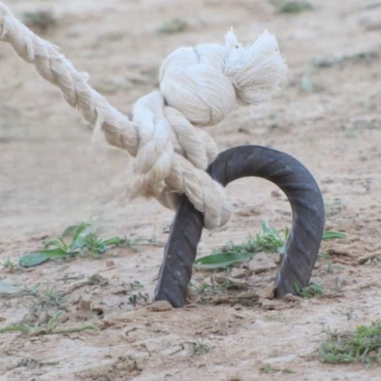 اوتاد مناسيب حديد للخيام 14 ملم طول 45 سم - اطناب