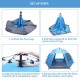 خيمة رحلات قابلة للطي و مقاومة للماء 5-6 أشخاص | أزرق